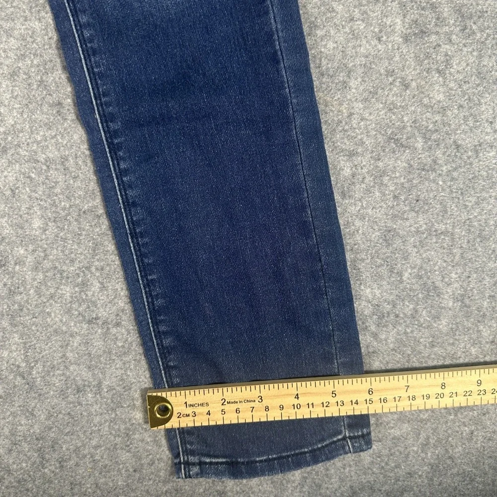 Signature Levi Strauss Gold Pull-On Jeans Boys 7 Blue Stretch Denim ElasticWaist